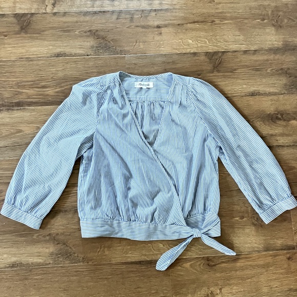 Madewell Wrap Top - Picture 1 of 6